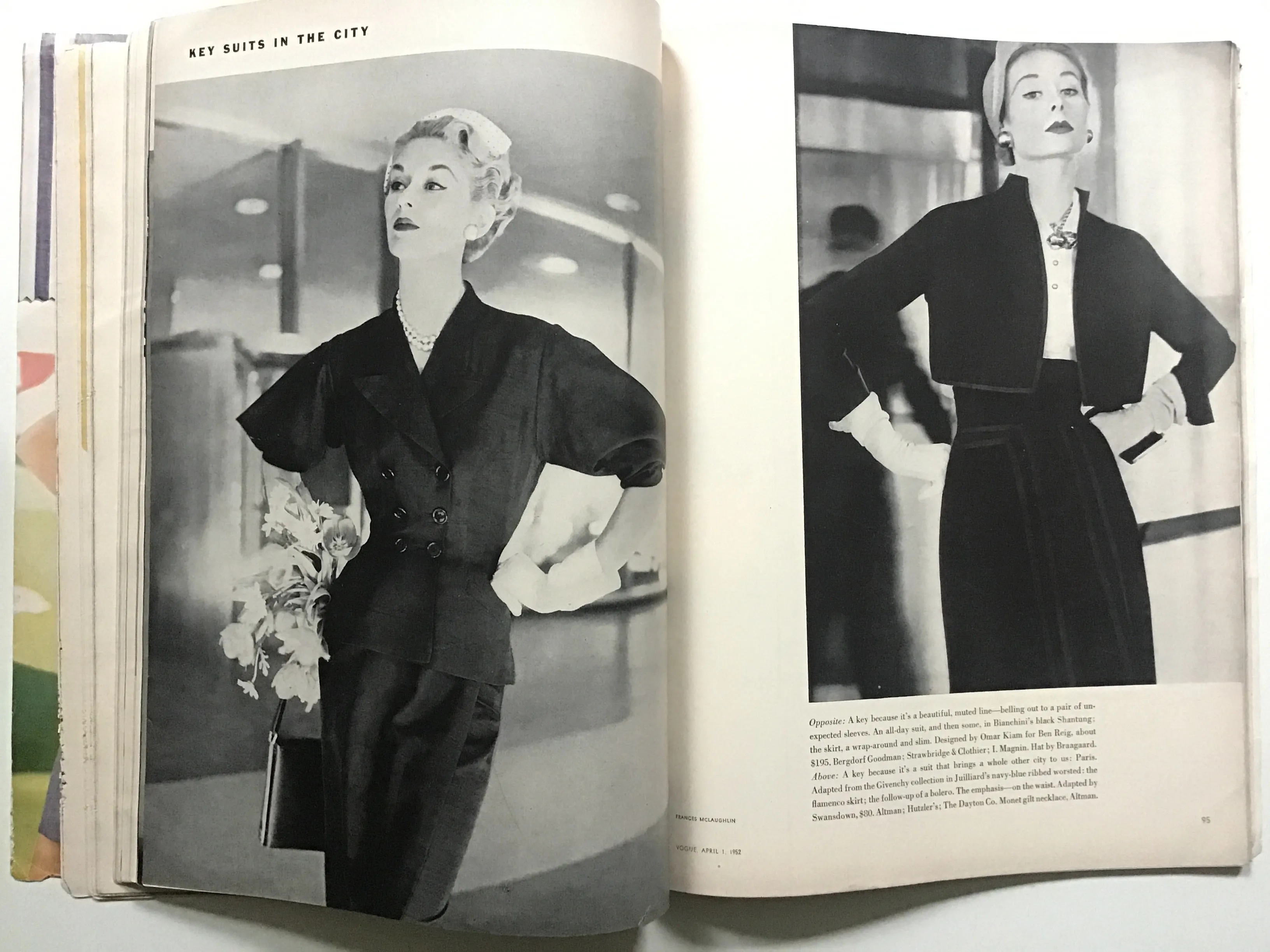 Vogue magazine April 1, 1952