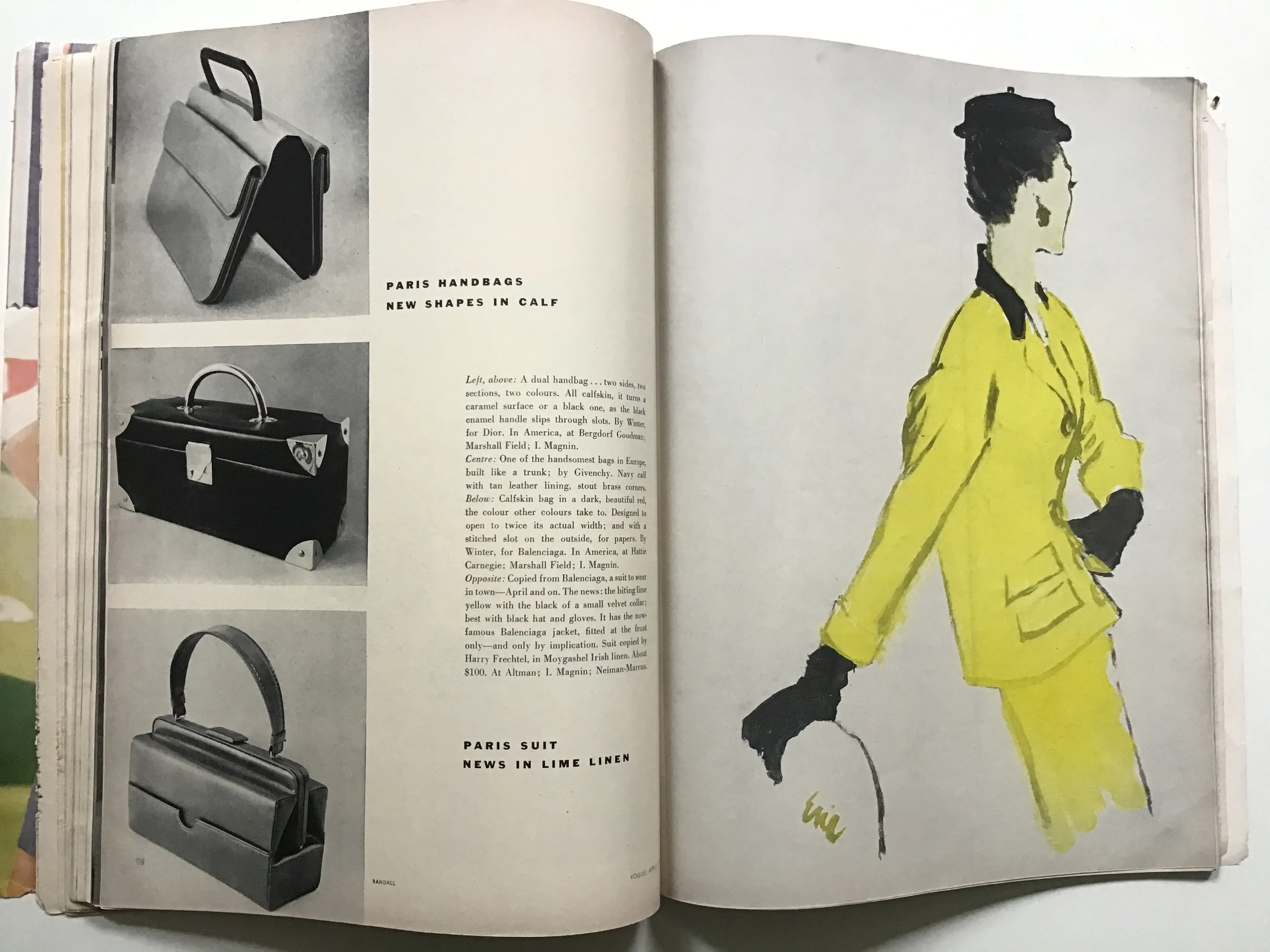 Vogue magazine April 1, 1952
