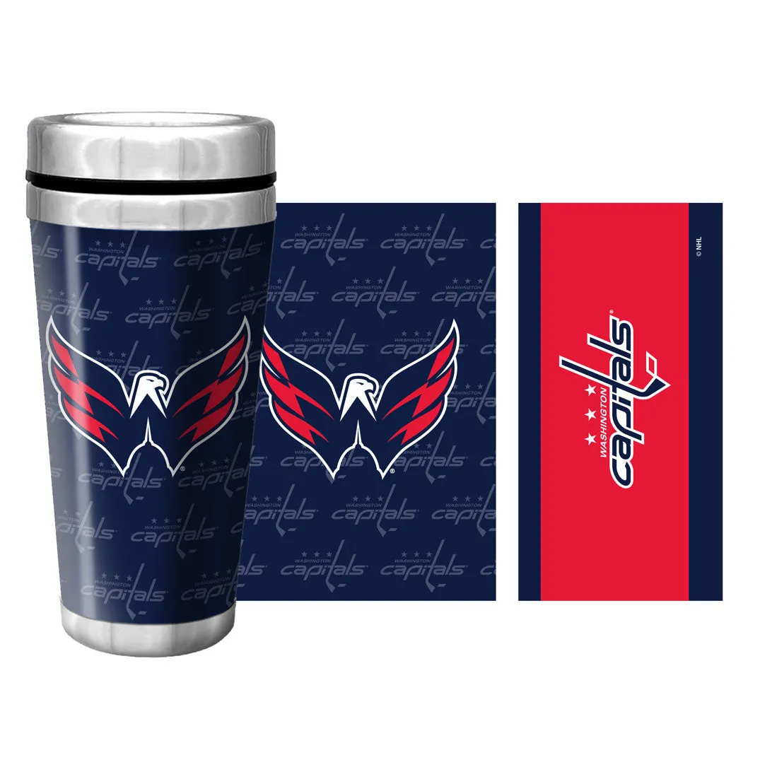 Washington Capitals Travel Mug | Wallpaper Full Wrap 16 oz.