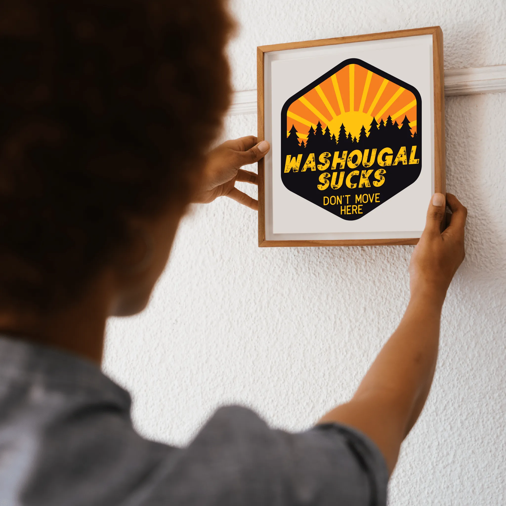 Washougal Sucks Don't Move Here Decal