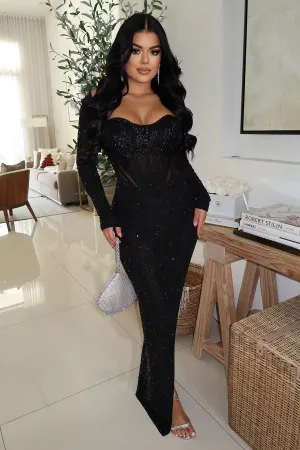 WATCH ME WORK MAXI DRESS