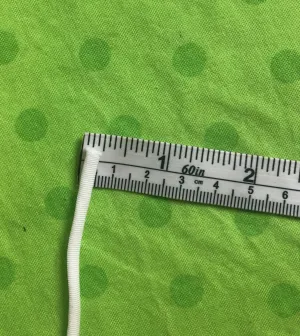 White round elastic 3/16