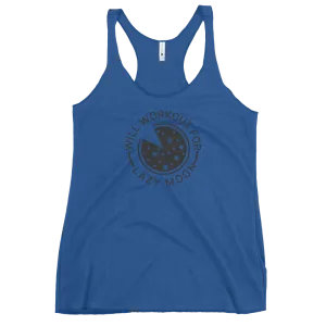 Will Workout For Lazy Moon Women's Racerback