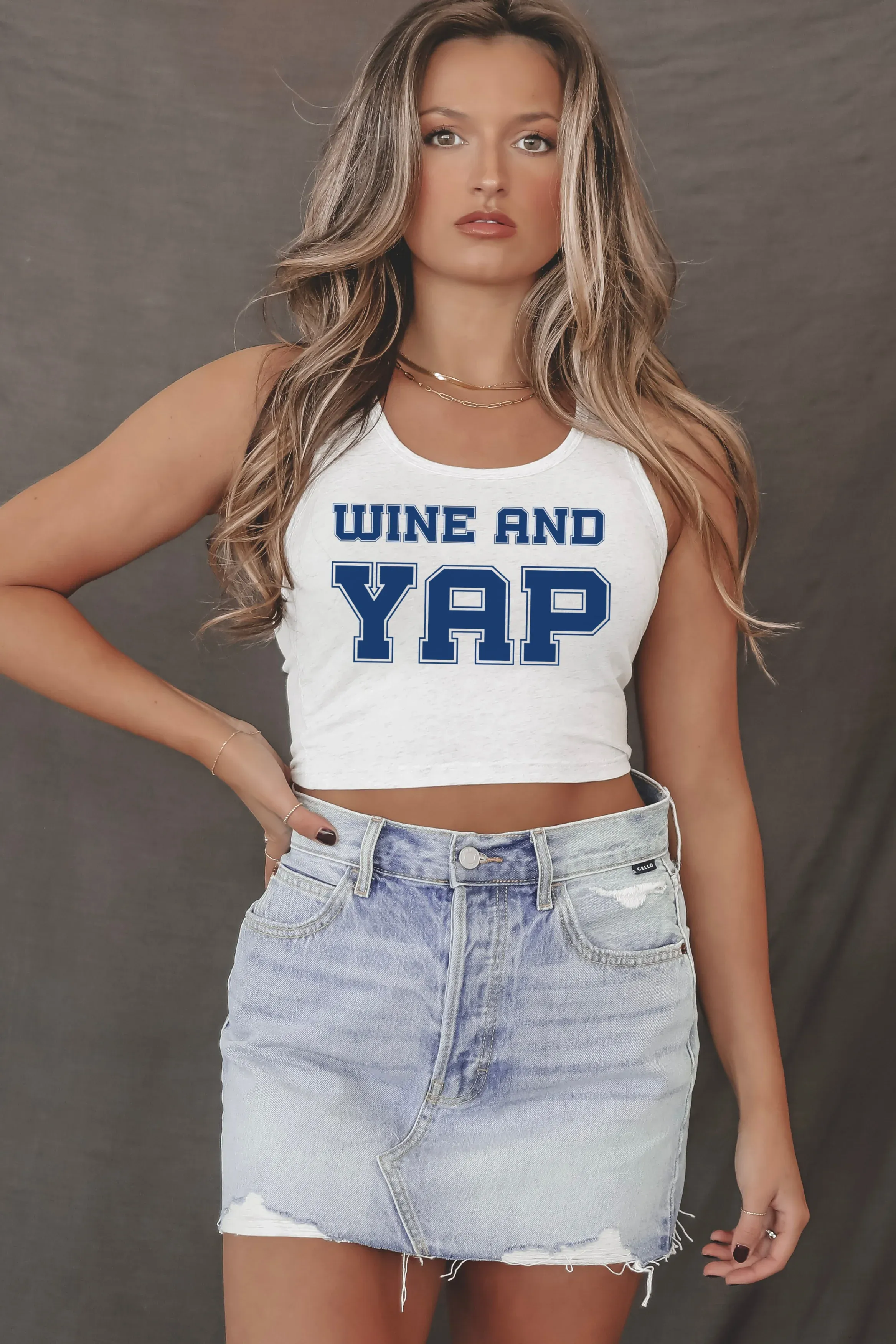 Wine And Yap Graphic Tank