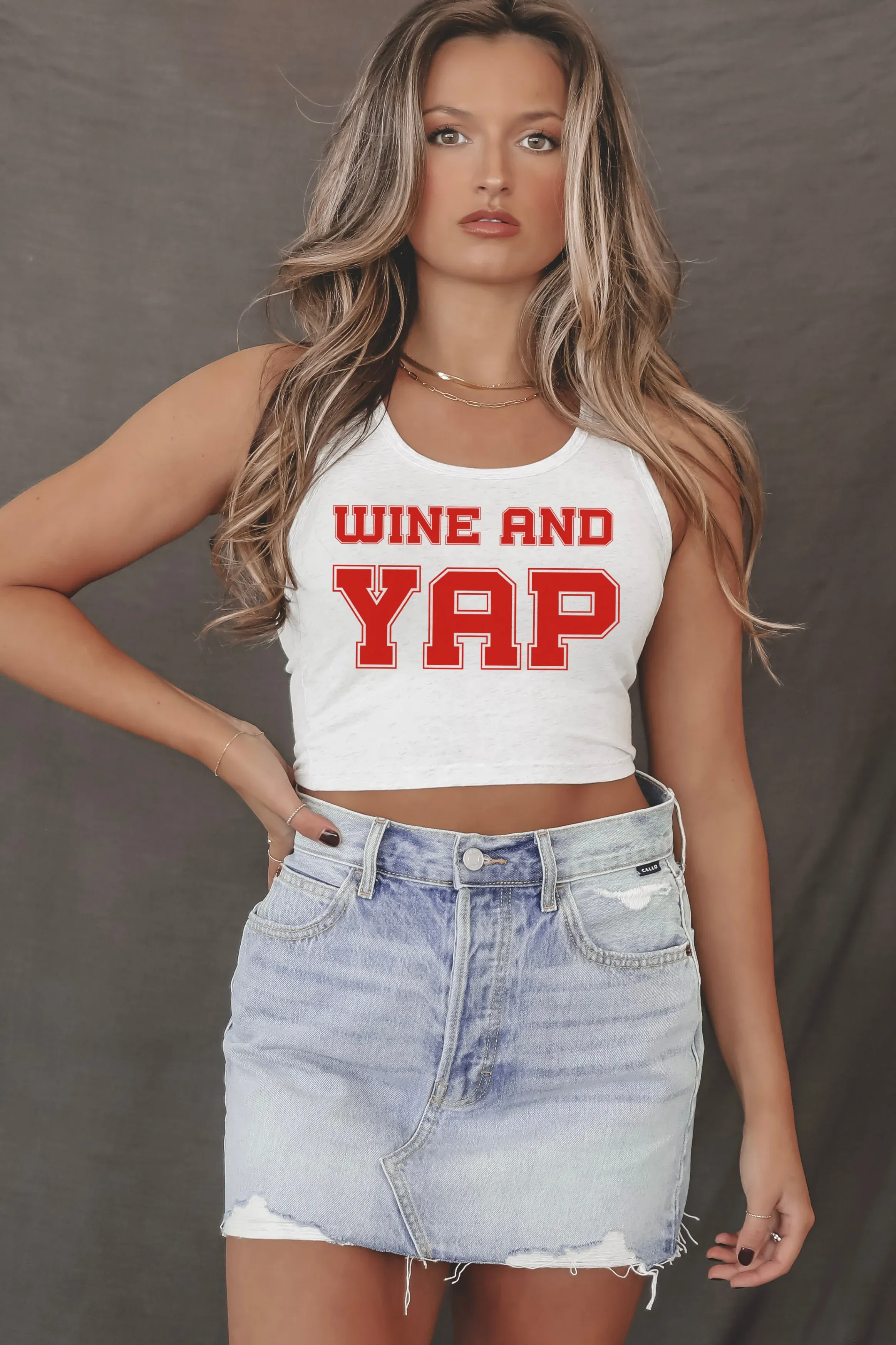 Wine And Yap Graphic Tank