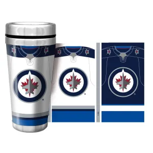 Winnipeg Jets Travel Mug | Jersey Full Wrap 16 oz.
