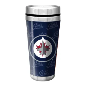 Winnipeg Jets Travel Mug | Wallpaper Full Wrap 16 oz.