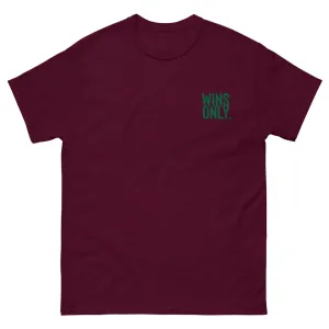 Wins Only BOLD Embroidered Men's heavyweight tee