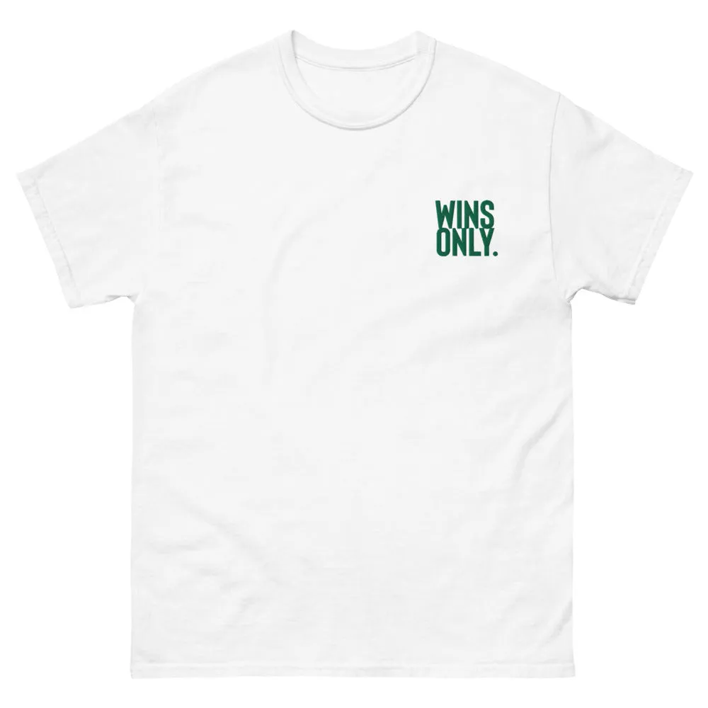 Wins Only BOLD Embroidered Men's heavyweight tee
