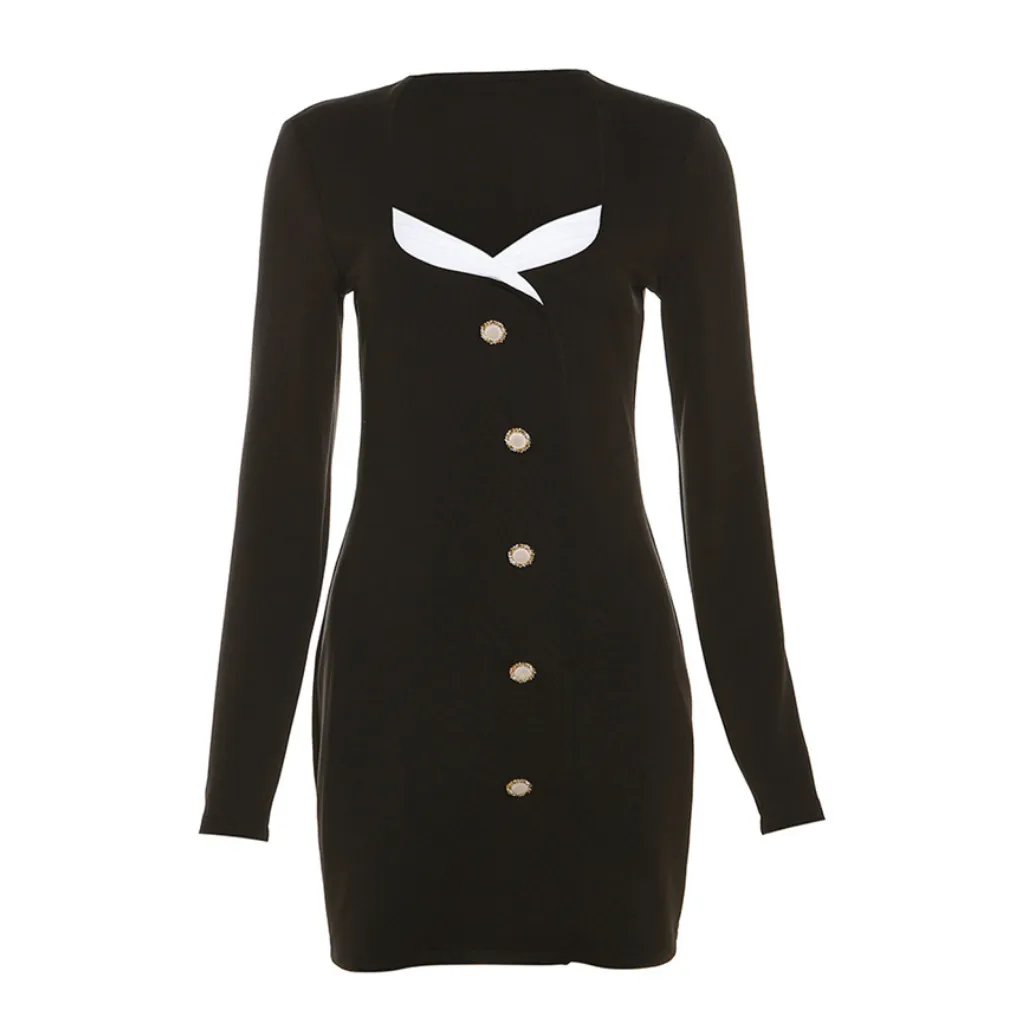 Women's Urban Color Block Dress