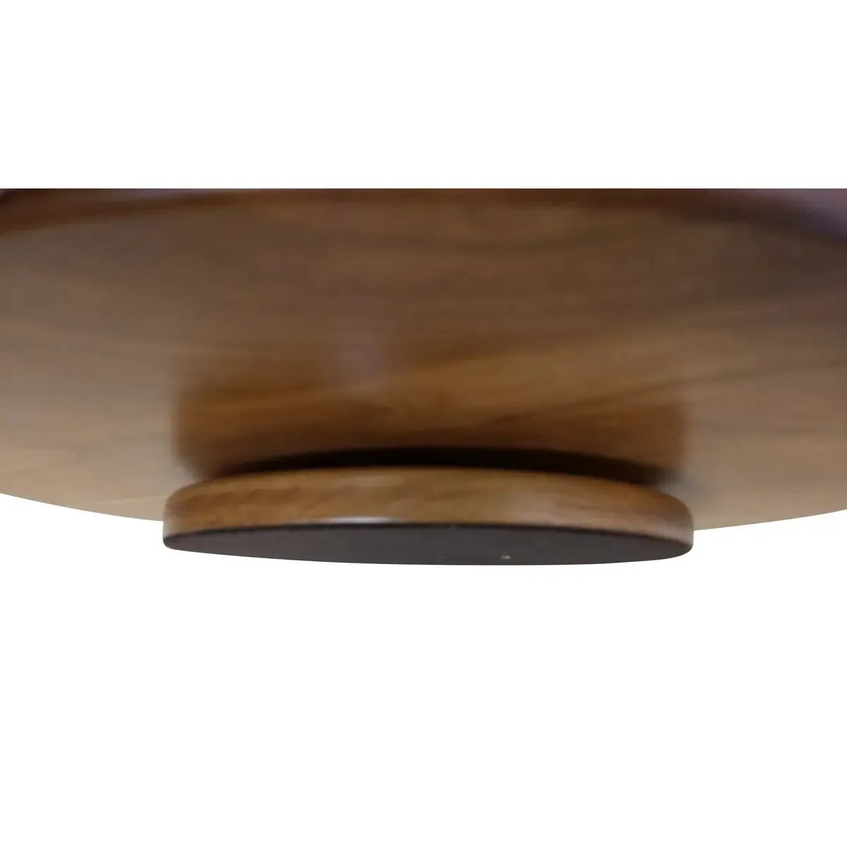 Wooden Round Lazy Susan, Cherry Wood, Washington Cherry Stain