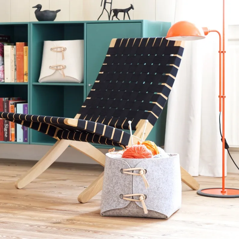 Wool Felt Large Storage Bin