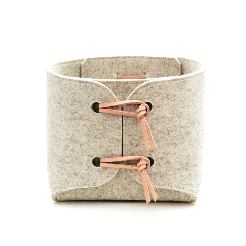 Wool Felt Large Storage Bin