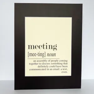 word art prints for the office - small