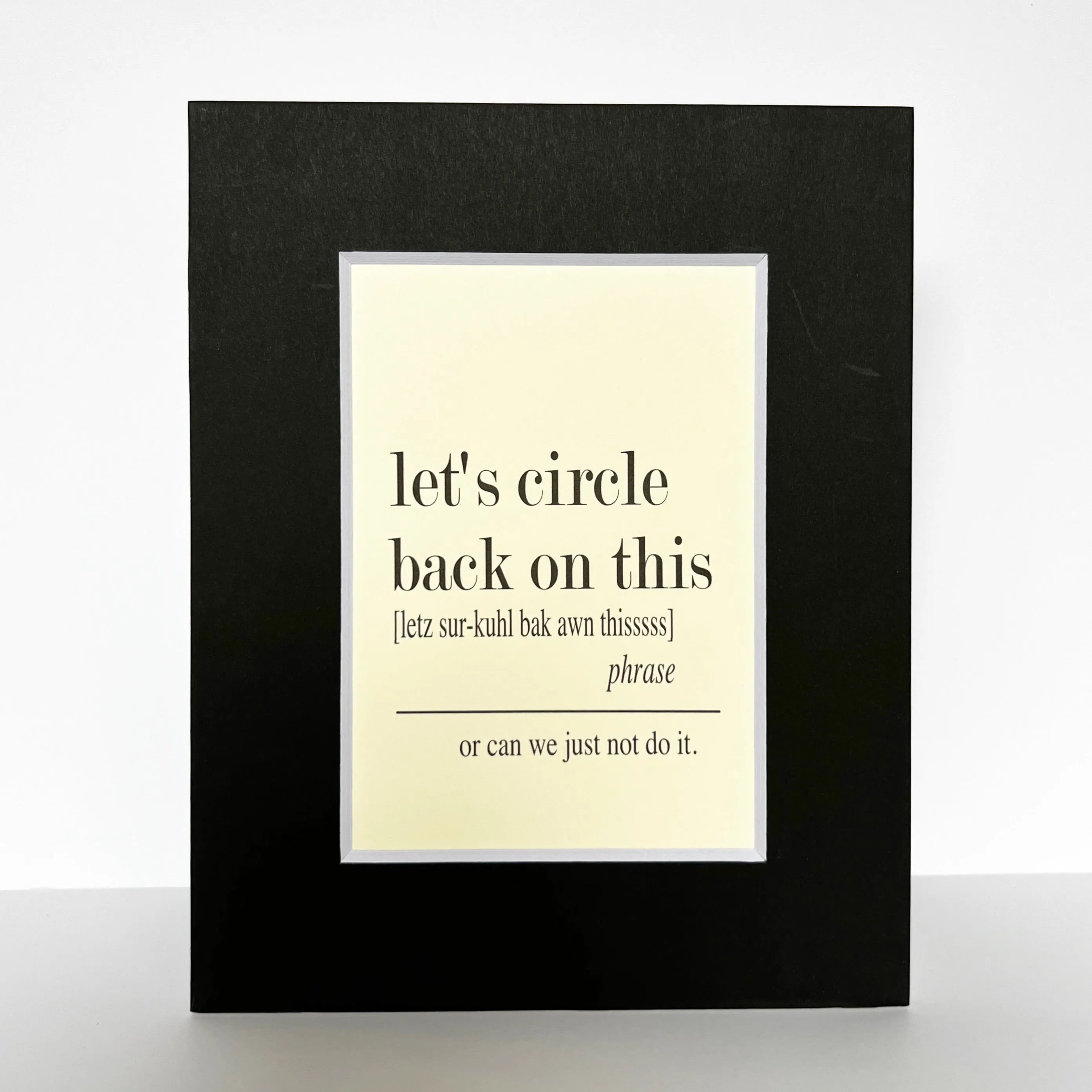word art prints for the office - small
