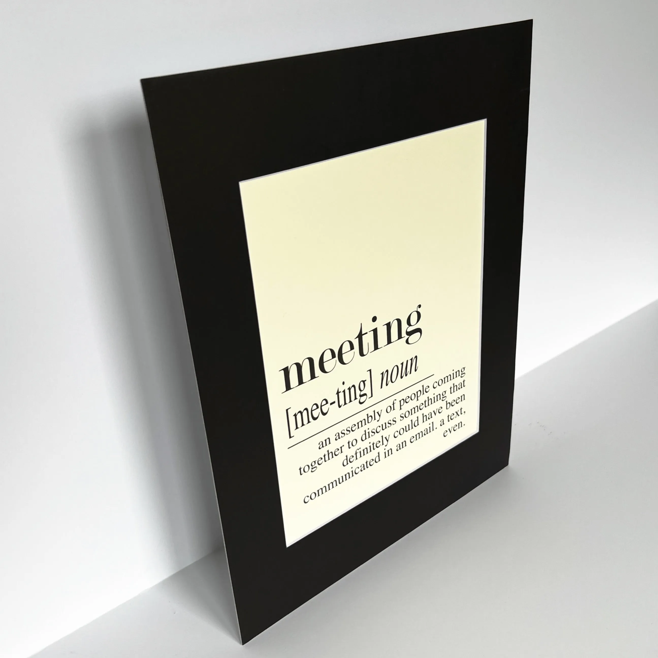 word art prints for the office - small