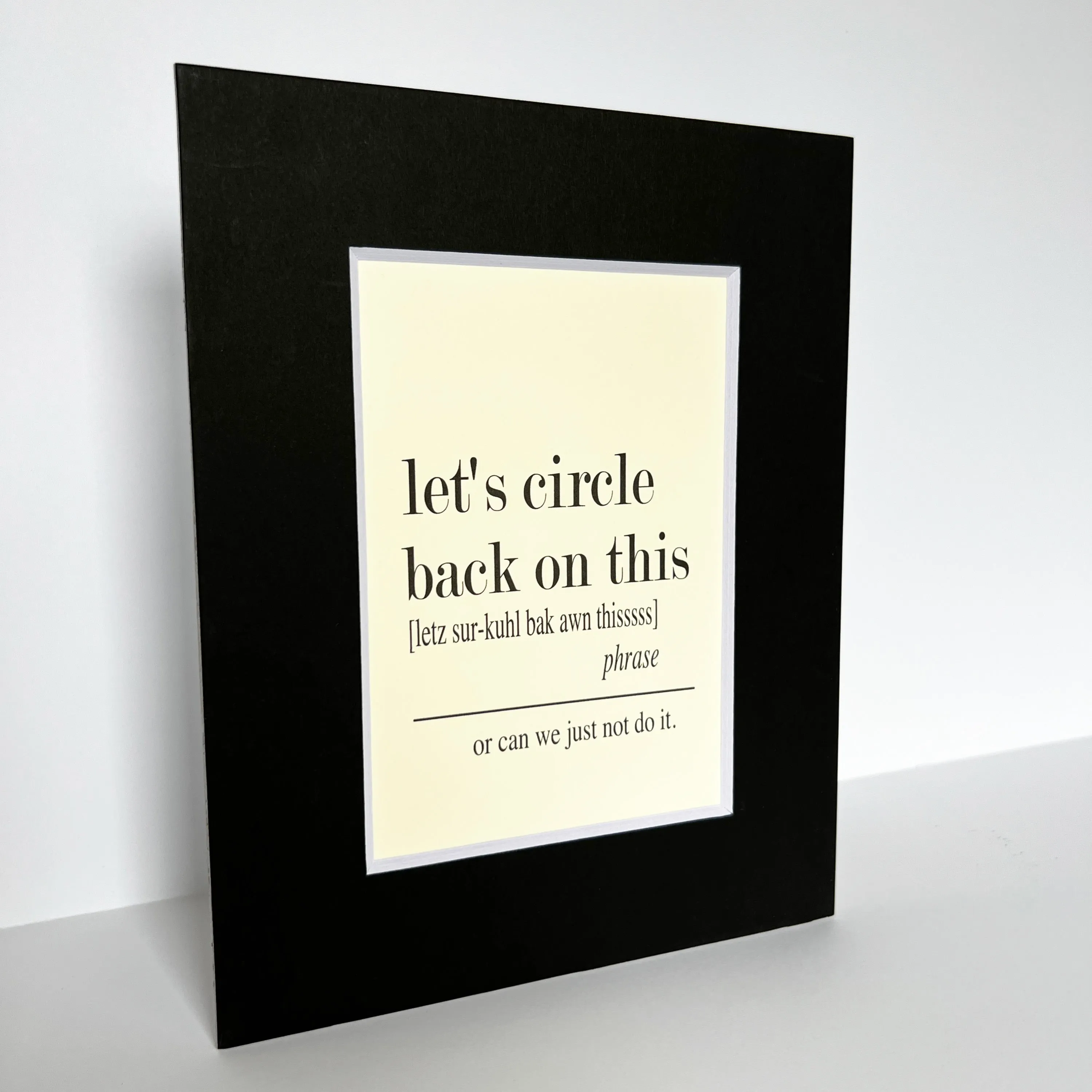 word art prints for the office - small