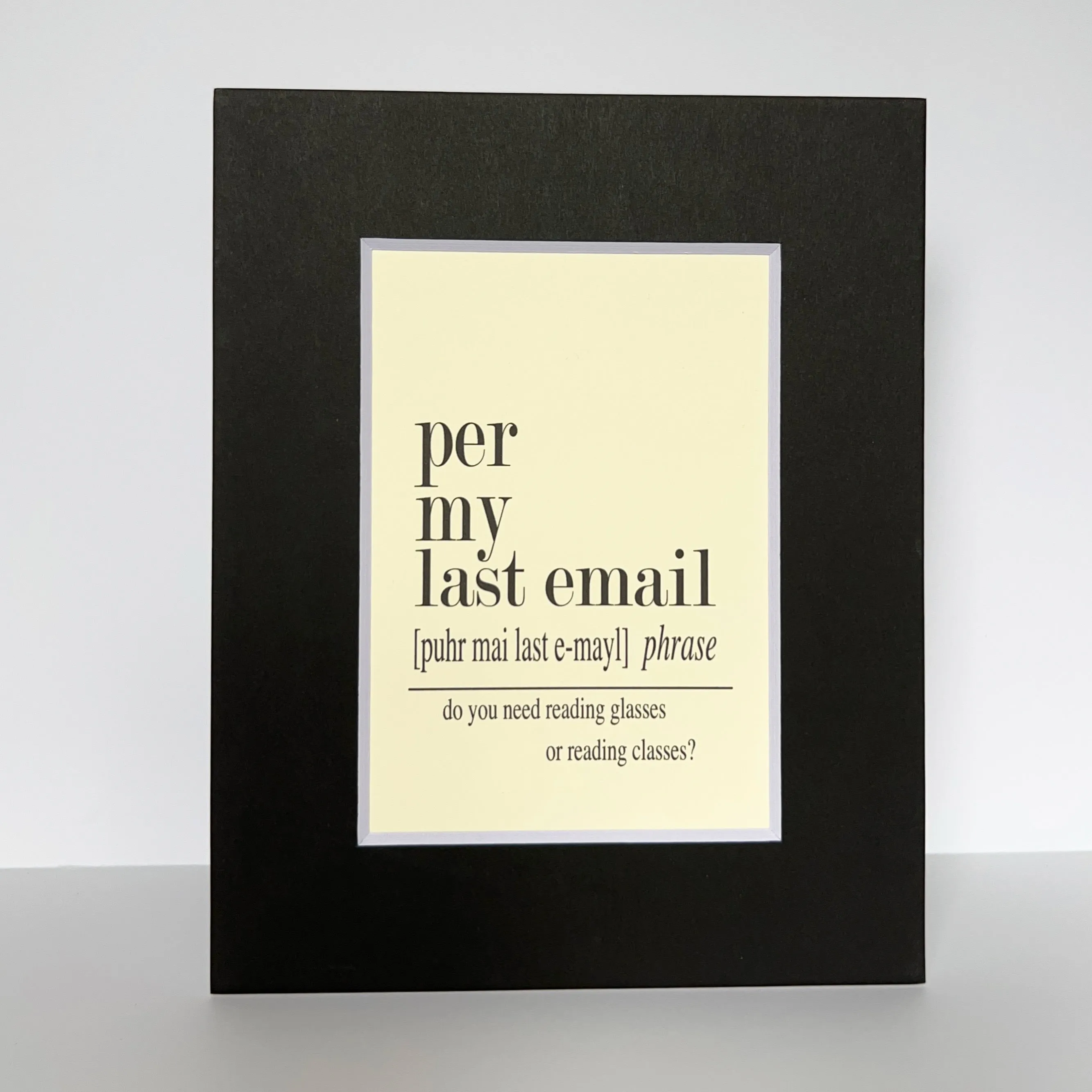 word art prints for the office - small