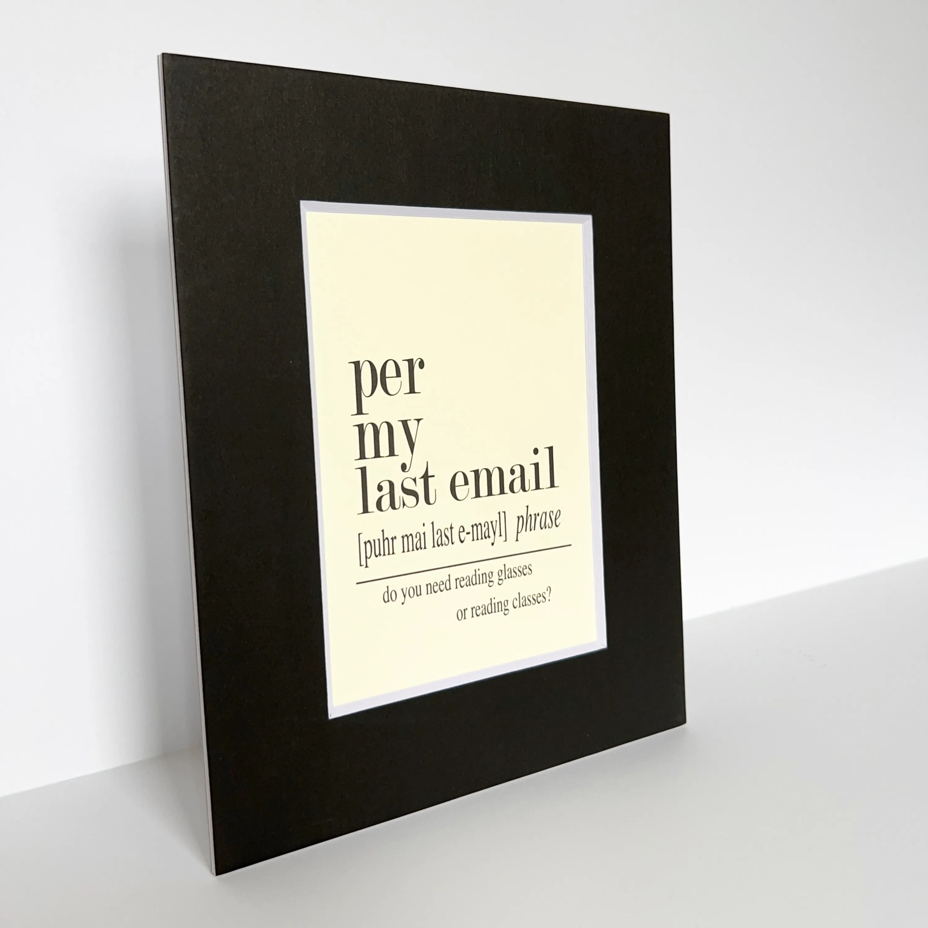word art prints for the office - small