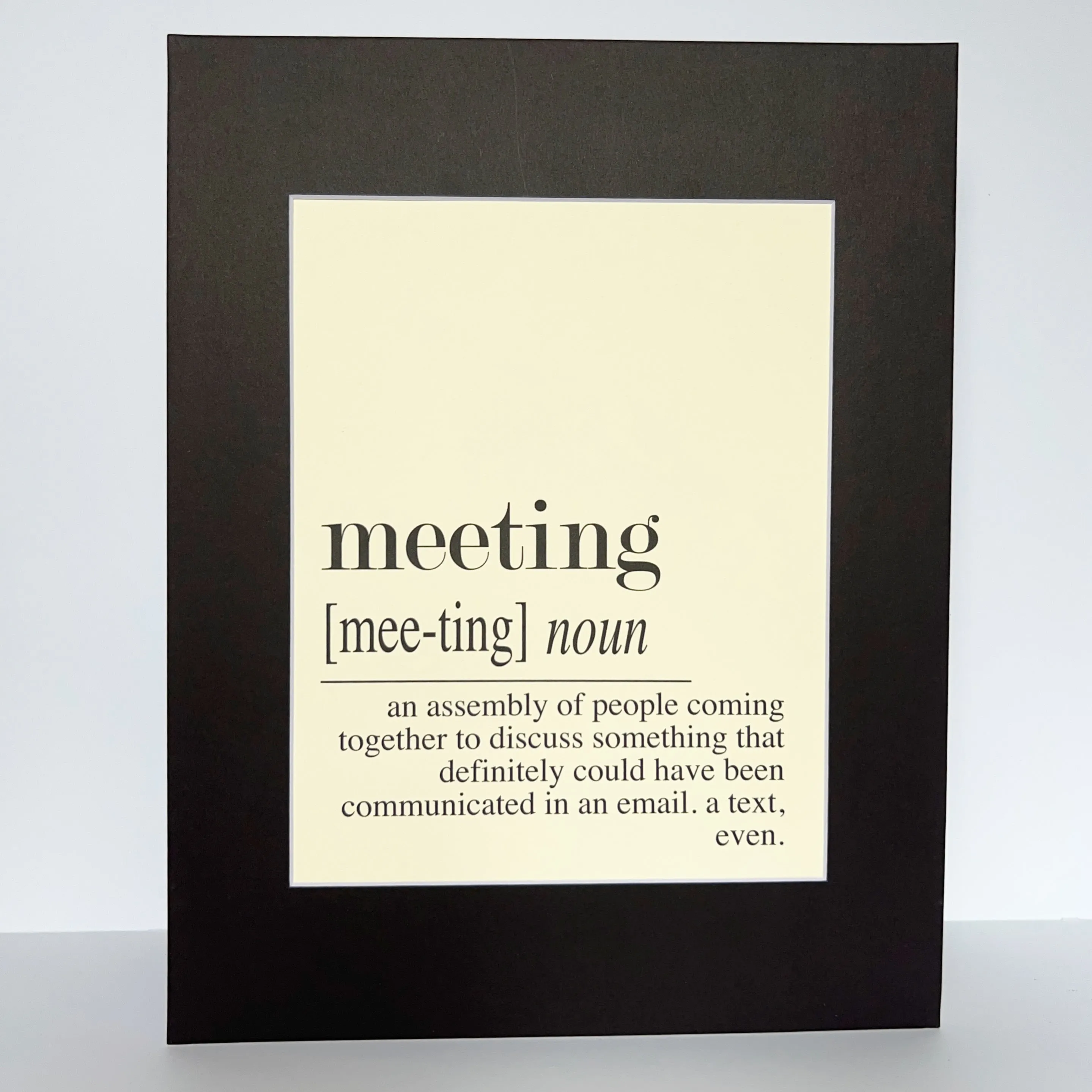 word art prints for the office - small