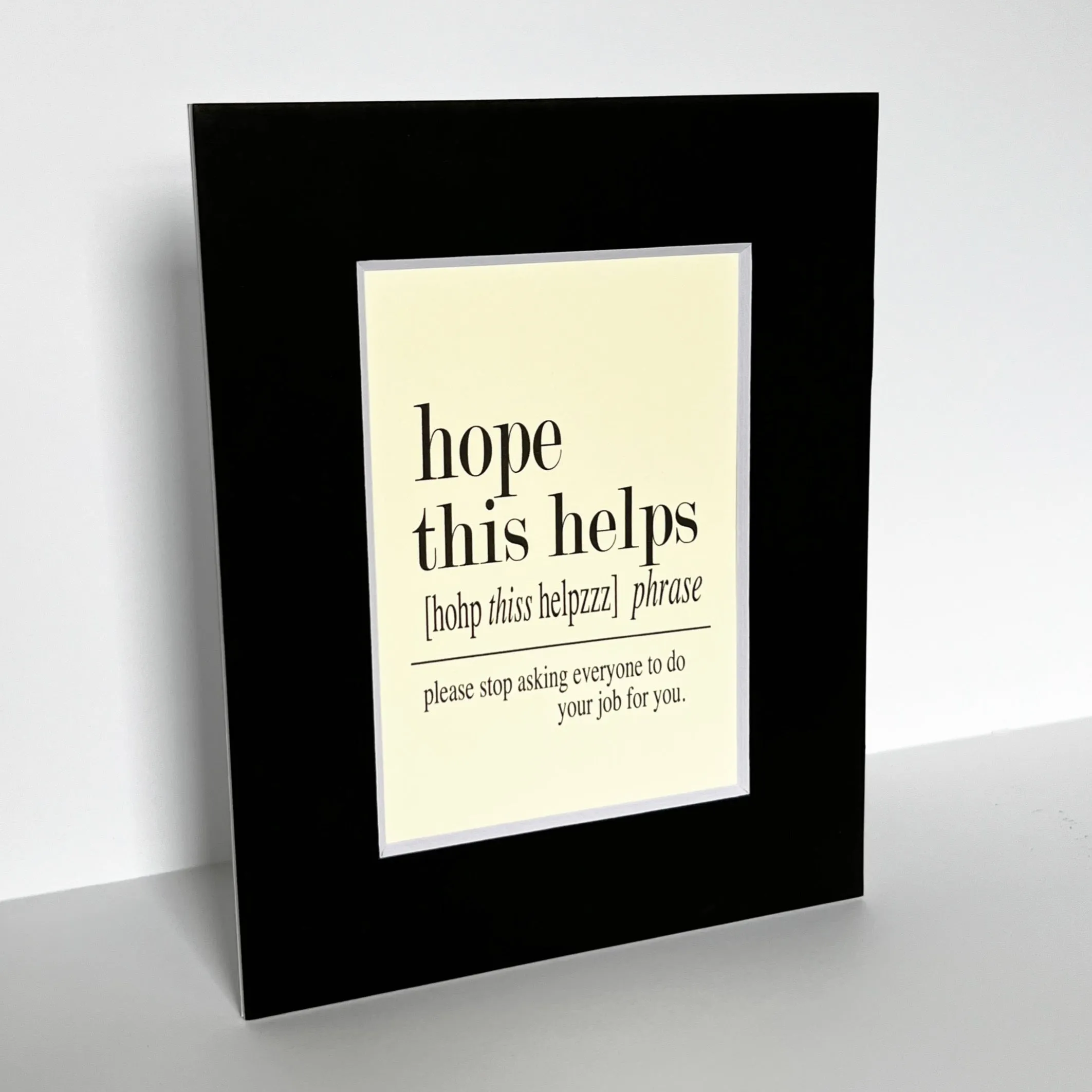 word art prints for the office - small