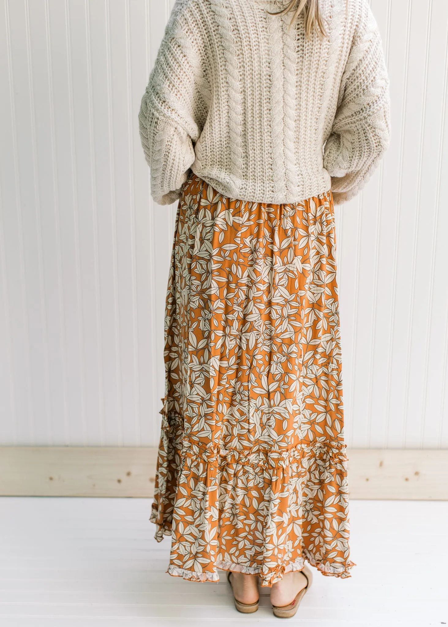 X Rusty Leaves Skirt