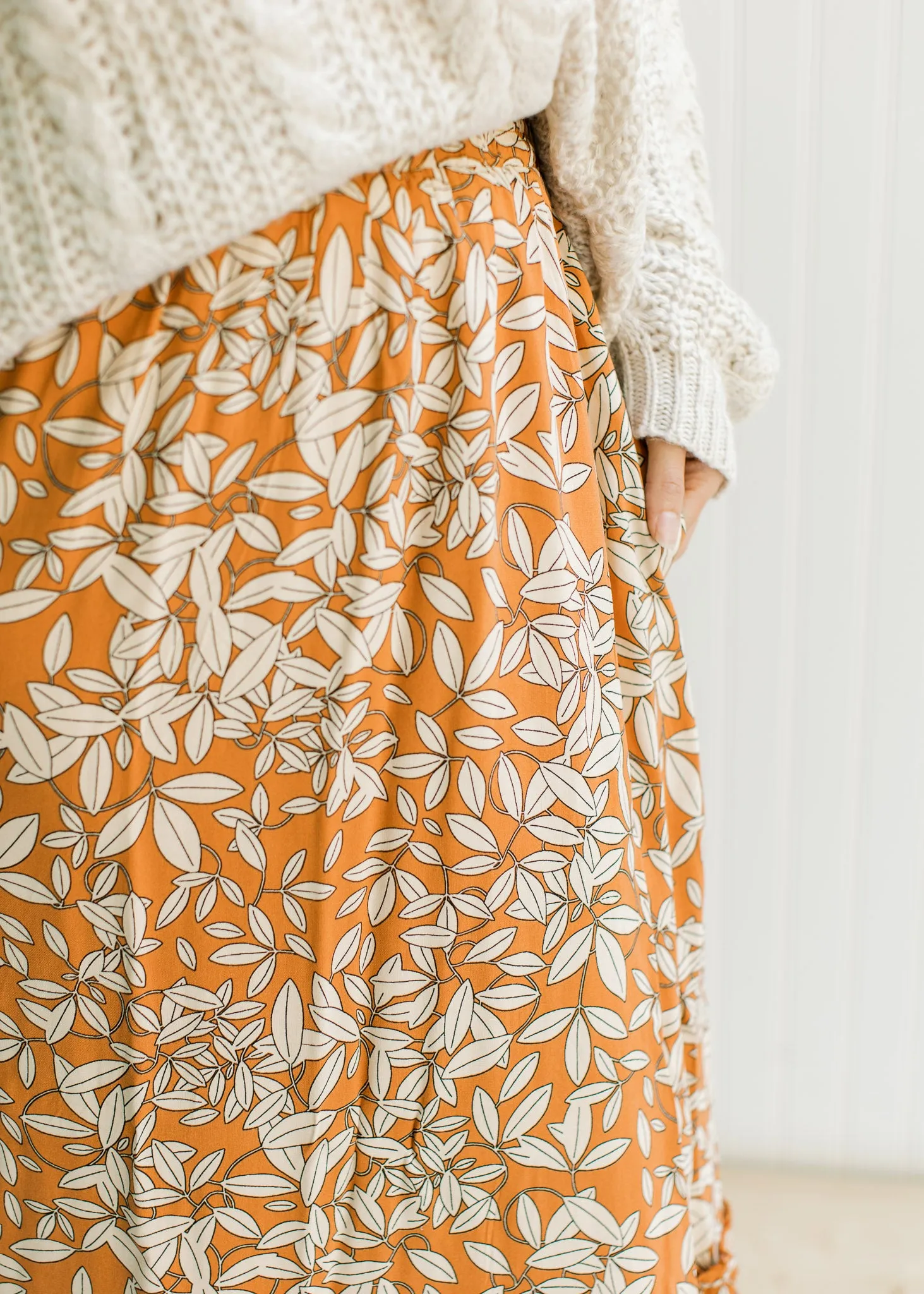 X Rusty Leaves Skirt