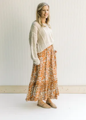 X Rusty Leaves Skirt
