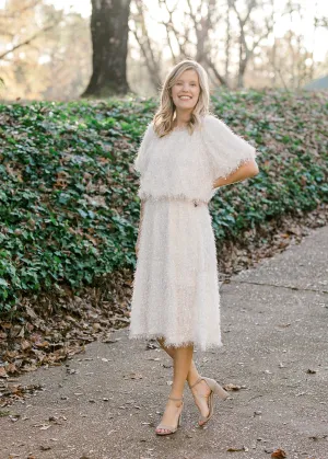 X So Fancy Ivory Skirt