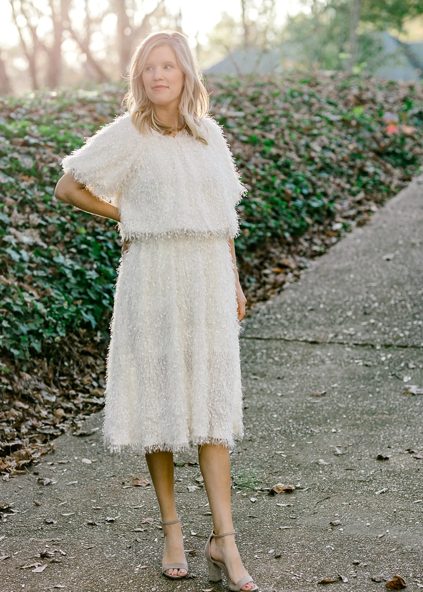 X So Fancy Ivory Skirt