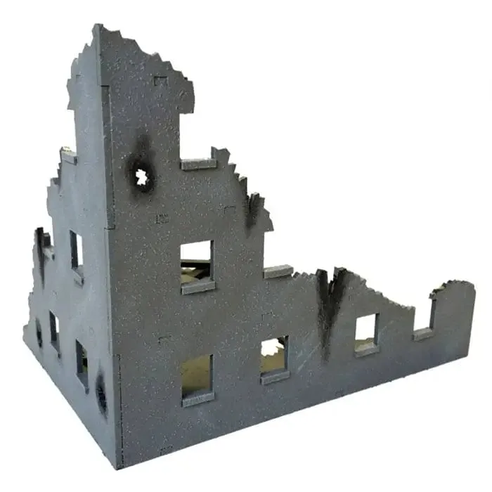 XOLK Pre-made Scenery: Urban War Zone Kit [C]