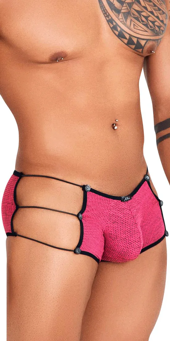 Xtremen 91133 Trendy Mesh Briefs Fuchsia