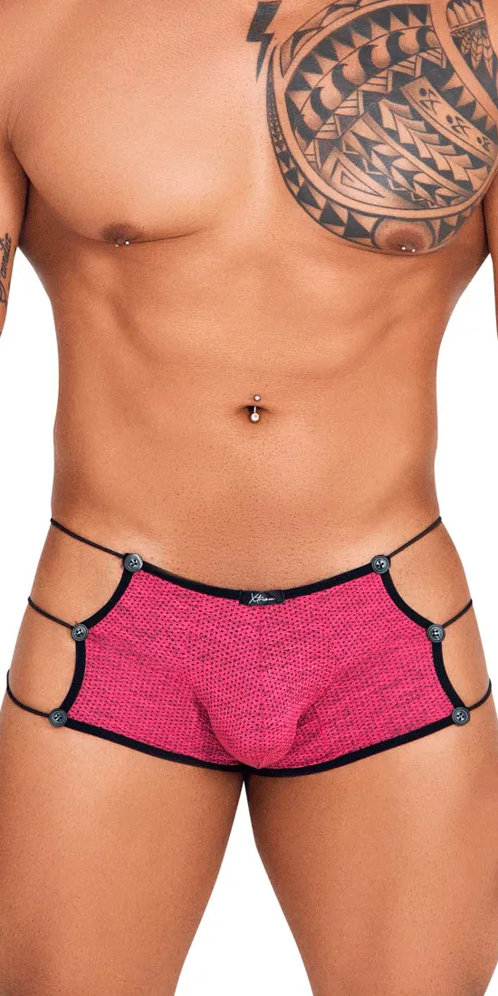 Xtremen 91133 Trendy Mesh Briefs Fuchsia