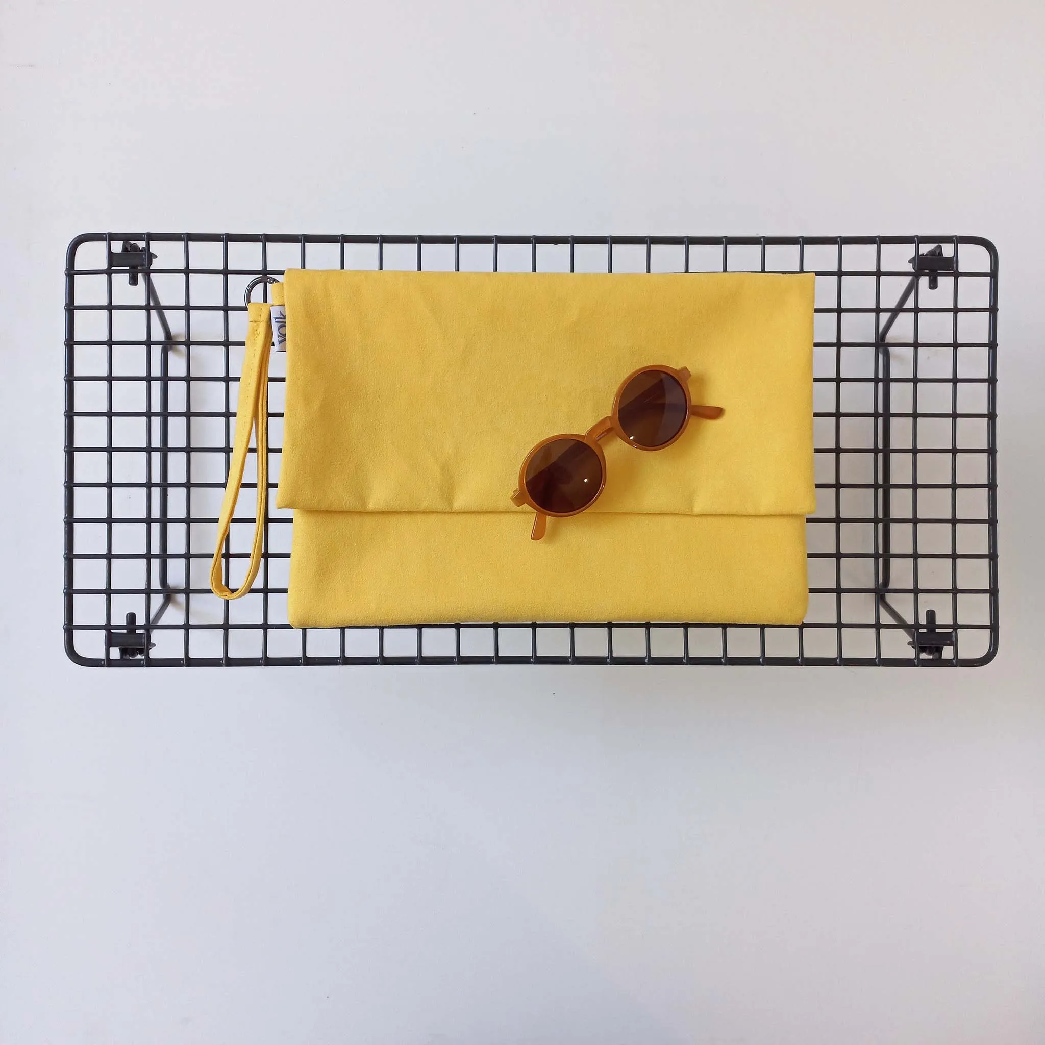Yellow Yolk Clutch Bag