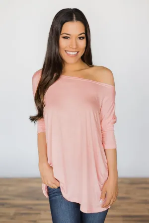 Your Everyday Casual Piko Top - Blush