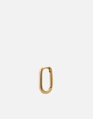 Zion Huggie Earring, Gold Vermeil